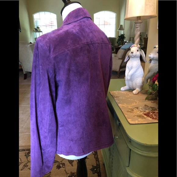 Coldwater Creek Leather Jacket - Picture 3 of 4